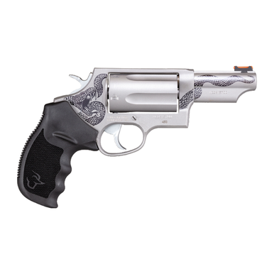 Taurus 2-441039T-SNK Judge Compact 45 Long Colt/410 Gauge 5 Shot 3" Stainless Engraved