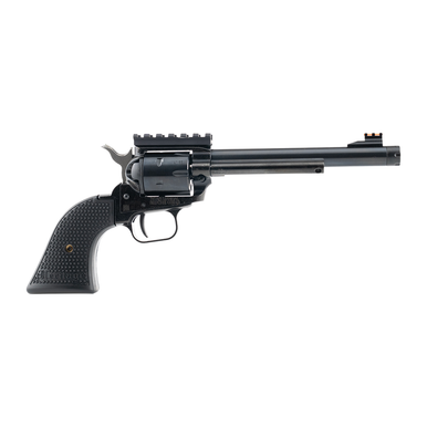 Rough Rider Tactical Cowboy Large Frame 22 LR/22 WMR 6 Shot 6.50" Black Oxide Threaded Barrel