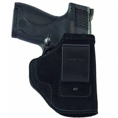 Galco STO652B Stow-N-Go IWB Black Leather Belt Clip Fits S&W M&P Shield/Walther PPS/S&W M&P Shield 2.0 Right Hand