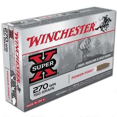 Winchester Ammo X2704 Power-Point 270 Win 150 gr Power Point 20 Per Box