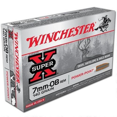 Winchester Super X 7mm-08 Rem Ammunition
