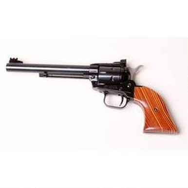 Heritage Rough Rider Single Action Revolver .22 Caliber 6.5" Barrel 6 Rounds Adjustable Sights Cocobolo Grips Blue Finish