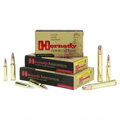 Hornady Custom 376 Steyr 225 Grain InterLock SP 20