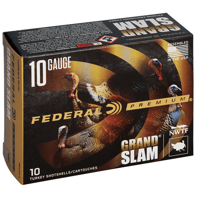 Federal PFCX101F4 Premium Grand Slam 10 Gauge 3.50" 2 oz 4 Shot 10 Per Box