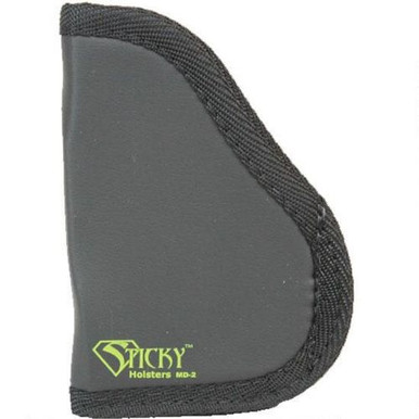 Sticky Holsters MD2 MD-2 Black/Green Latex Free Rubber Fits S&W Shield Ambidextrous