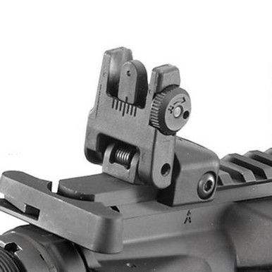 Ruger Rapid Deploy Flip Up Rear Sight Black