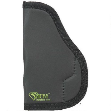 Sticky Holsters LG2 LG-2 Black/Green Latex Free Rubber Fits Med/Lg Semi-Auto Ambidextrous