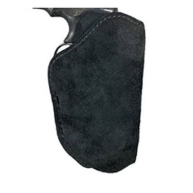 Safariland 25-01-21 25 Polymer Lined SafariSuede Front Pocket Holster Black Suede RH, SW J-Frame Ruger SP101 or Similar 2