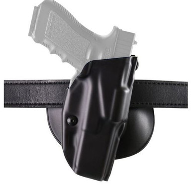 Safariland 6378 ALS Suede Lined SafariLaminate Concealment Holster Flexible Paddle Adjustable Belt Loop Plain Black Glock 17 22 31