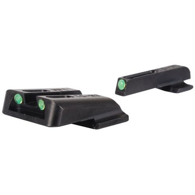 TRUGLO TFO Sight Set S&W M&P, SD9, SD40 Steel Tritium / Fiber Optic