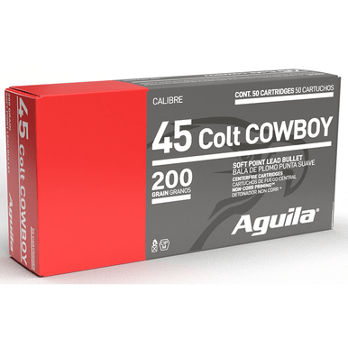 Aguila Cowboy Action 1E454319 .45 LC Ammunition 50 Rounds 200 Grain SP 600fps