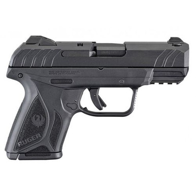 Ruger Security9 Compact 9mm Luger Double 3.42" 10+1 Black Polymer Grip Blued Steel Slide