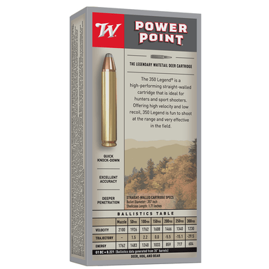 Winchester Power-Point 350 Legend 180 gr Hunting Ammo