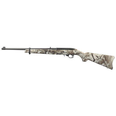 Ruger 10/22 Carbine 22 LR, 18" Threaded Barrel, Go Wild Camo Rock Star Synthetic Stock 10Rd Mag