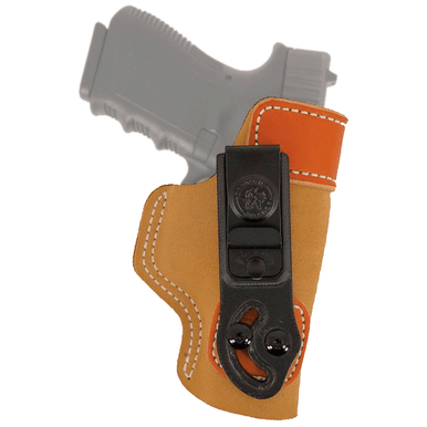 DeSantis Gunhide 106NA8JZ0 Sof-Tuck IWB Tan Leather/Suede Belt Clip Fits Sig P365 Right Hand