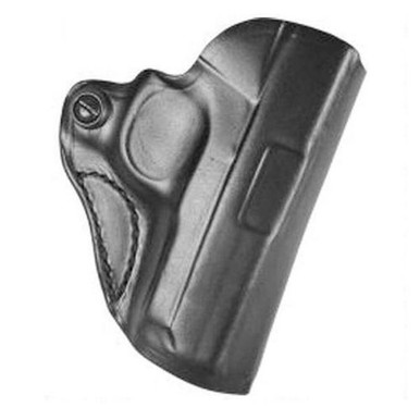 DeSantis Gunhide 019BA8JZ0 Mini Scabbard OWB Black Leather Belt Slide Fits Sig P365 Right Hand
