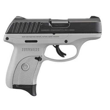 Ruger EC9s Semi-Auto Pistol 9mm Blk/Gry 7Rds 3.12-inch