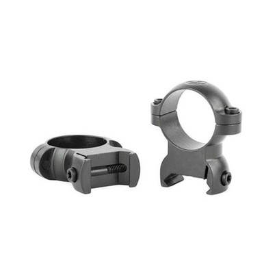 Leupold LRW Cross Slot Rings 1" High Steel Matte Black