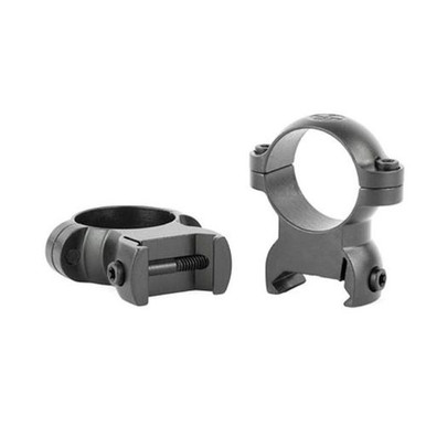 Leupold LRW Cross Slot Rings 30mm High Steel Matte Black