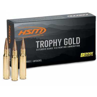 HSM 24387VLD Trophy Gold  243 Winchester 87 GR Match Very Low Drag 20 Bx/ 10 Cs
