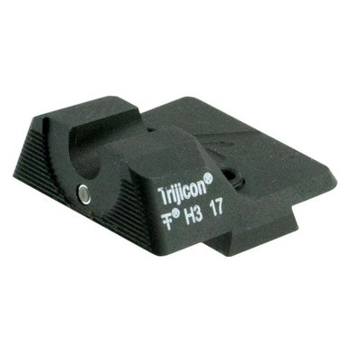Wilson Combat 669T Vickers Elite Rear Battlesight Tritium Fits Glock 9/40 Front/Rear Black