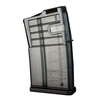 HK 234708S MR762 Clear Detachable 20rd 7.62x51mm NATO for H&K MR762