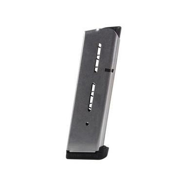 Wilson Combat Magazine with Base Pad 1911 Government, 45 ACP 8-Round Stainless Steel