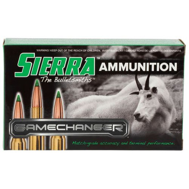 Sierra A455008 GameChanger  7mm Rem Mag 150 gr Tipped GameKing 20 Bx/ 10 Cs