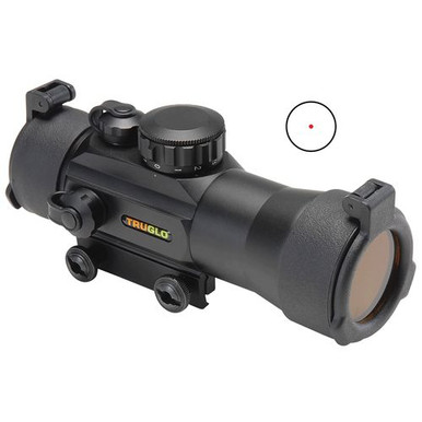 Truglo TG8030B2 Traditional  2x 42mm Obj 2.5 MOA Red Dot Black Matte CR2032 Lithium