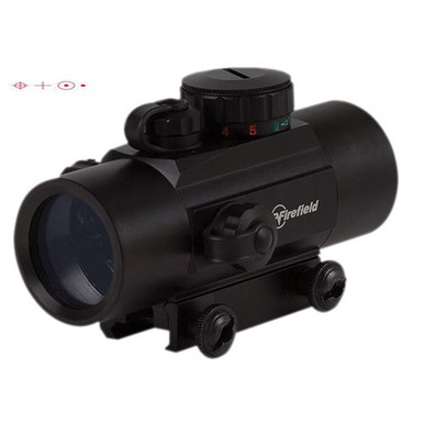 Firefield FF26008 Agility  1x 30mm Illuminated 4 Pattern Red/Green CR2032 Lithium Black Matte