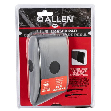 Allen 15512 Recoil Eraser  Medium Black Polymer