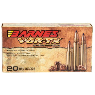 Barnes Bullets 21541 VOR-TX Rifle  308 Win 168 gr Tipped TSX Boat Tail 20 Bx/ 10 Cs