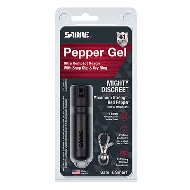 Sabre MDBK02 Mighty Discreet  Mini Pepper Spray Black