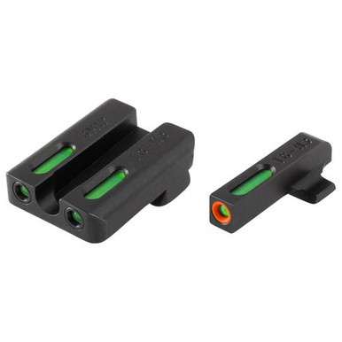 Truglo TG13SM1PC Brite-Site TFX Pro Day/Night Sights Steyr Tritium/Fiber Optic Green w/Orange Outline Front Green Rear Black