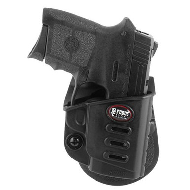 Fobus SWBGLH Passive Retention Evolution OWB Black Polymer Paddle Fits S&W Bodyguard Left Hand