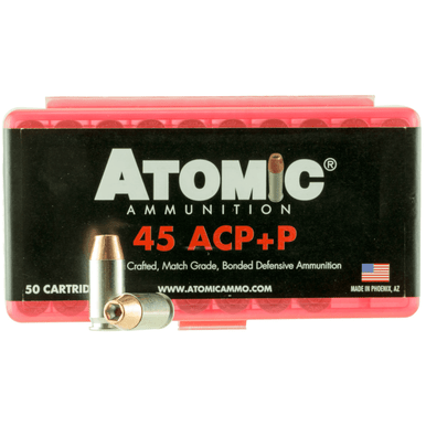 Atomic Ammunition Precision Craft Pistol 45 ACP Bonded Match Hollow Point 185 grain, 50 Per Box - 00412