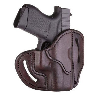 1791 Gunleather BHCSBRR BCH Signature Brown Leather OWB Compatible with Glock 43/Walther PPK Right Hand