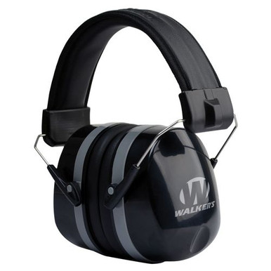 Walkers GWPEXFM5 Premium Shooting Muff Folding Passive Earmuff 32 dB Black