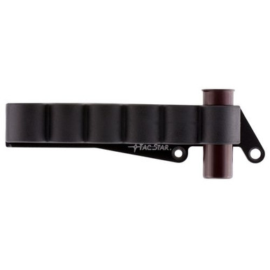 TacStar 1081211 SideSaddle Slimline Rem 870, 1100, 1187 12 Gauge 6 Rounds Black Aluminum/Rubber