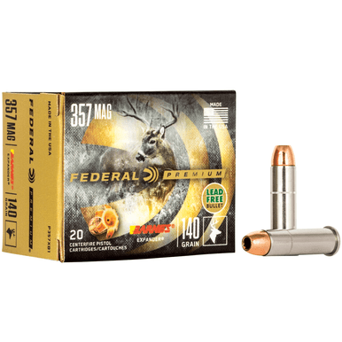 Federal P357XB1 Premium  357 Mag 140 gr Barnes Expander BRX Handgun Ammo