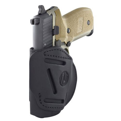 1791 Gunleather 4WH3SBLL 4 Way Stealth Black Leather IWB/OWB