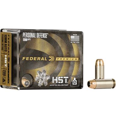 Federal Personal Defense  10mm Auto 200 gr HST Jacketed Hollow Point Handgun Ammo