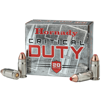 Hornady Critical Duty 9mm 135 Grain FlexLock 25 Round Box