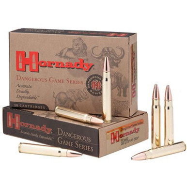 Hornady 82303 Dangerous Game  9.3mmx62 Mauser 286 gr InterLock Spire Point-Recoil Proof 20 Bx/ 6 Cs