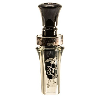 Duck Commander DCPROAS Pro Series  Double Reed Duck Call Mallard Hen Acrylic Smoke Gray