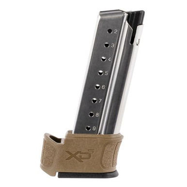 Springfield Armory XDSG09061FDE XD-S  9mm Luger XD-S Mod.2 9rd Silver/FDE Extended