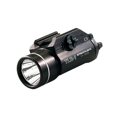 Streamlight 69110 TLR-1 Weapon Light White LED 300 Lumens CR123A Lithium Battery Black Anodized Aluminum