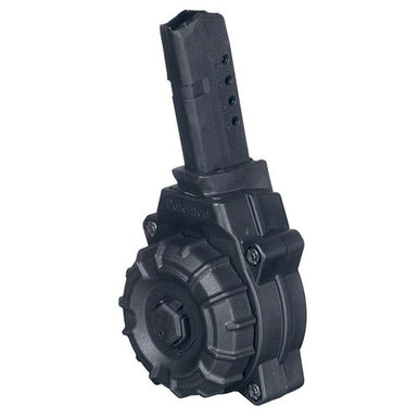 ProMag DRMA34 Glock Compatible  9mm Luger G43 30rd Black Drum