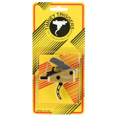 Timney Triggers 661S Competition Trigger  with Small Pin AR-15 Single-Stage Skeletonized Curved 3.00 lbs