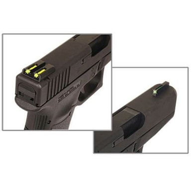 TruGlo TFO Handgun Sights Green Front Yellow Rear fits Ruger LC9/LC380
